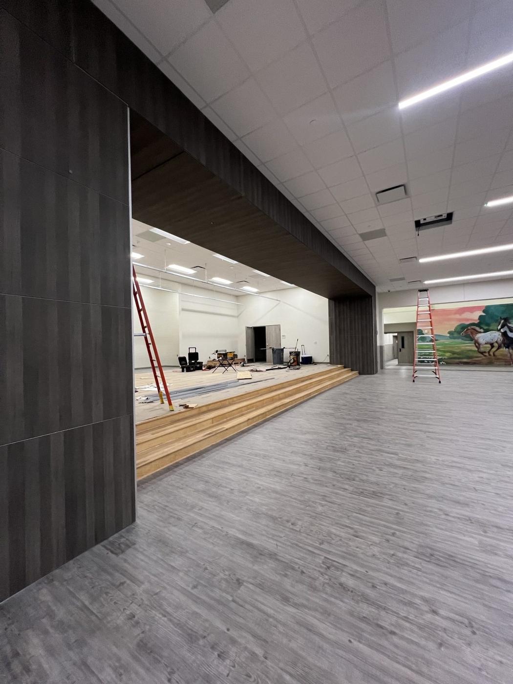 Commercial interior hall